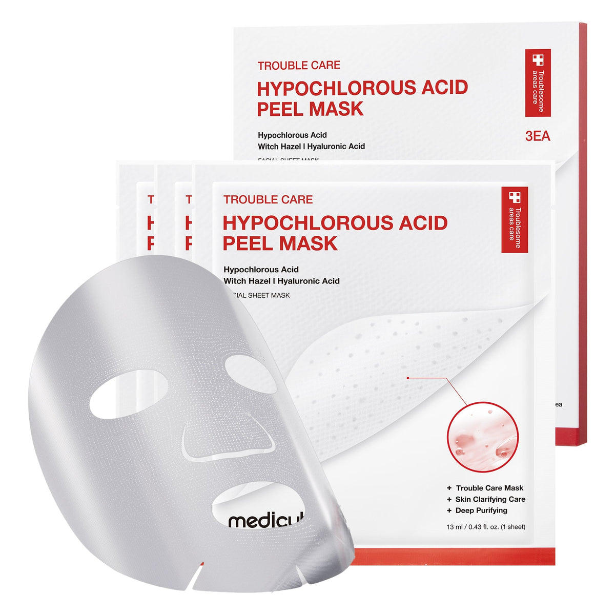 Hypochlorsäure Peel-Maske