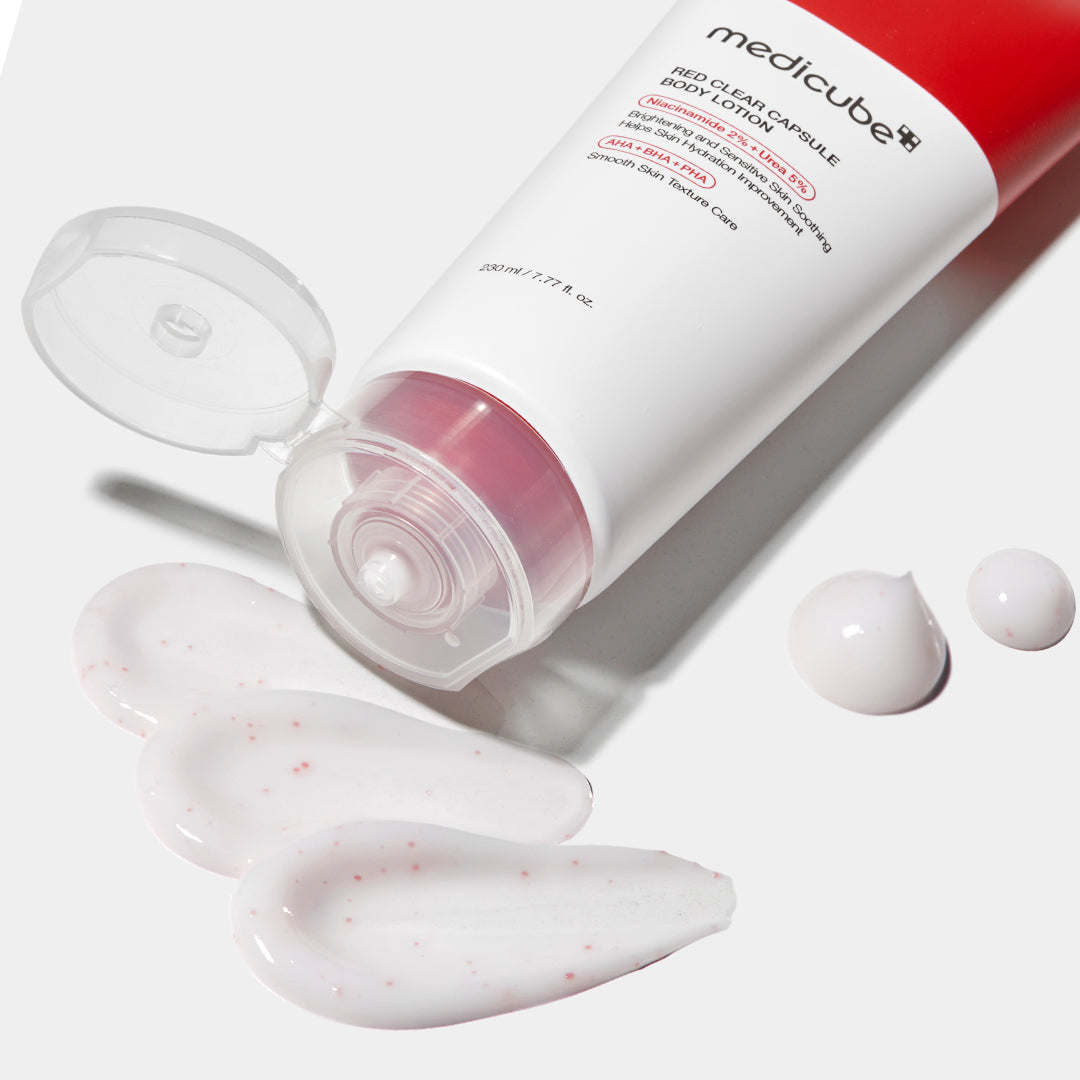 Red Clear Kapsel-Körperlotion