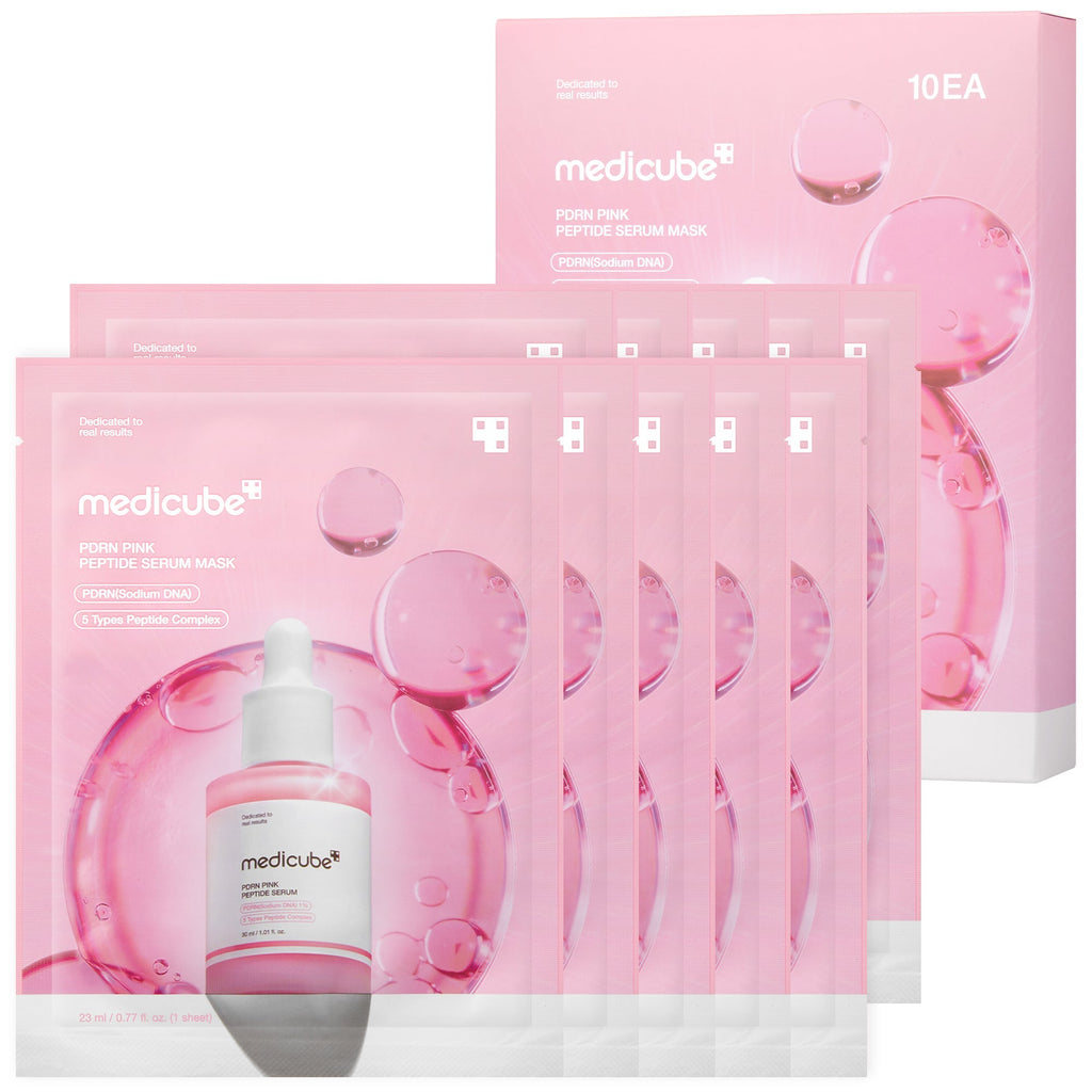 PDRN Pink Peptid Ampullen-Maske