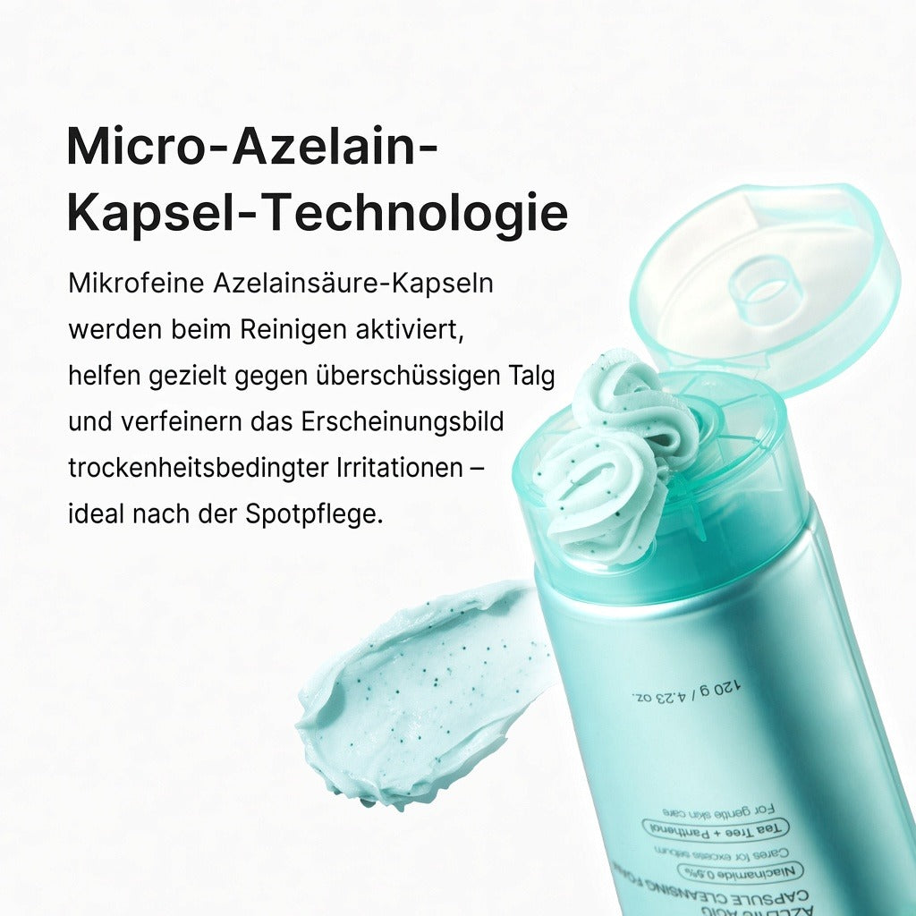 Azelainsäure Kapsel-Reinigungsschaum