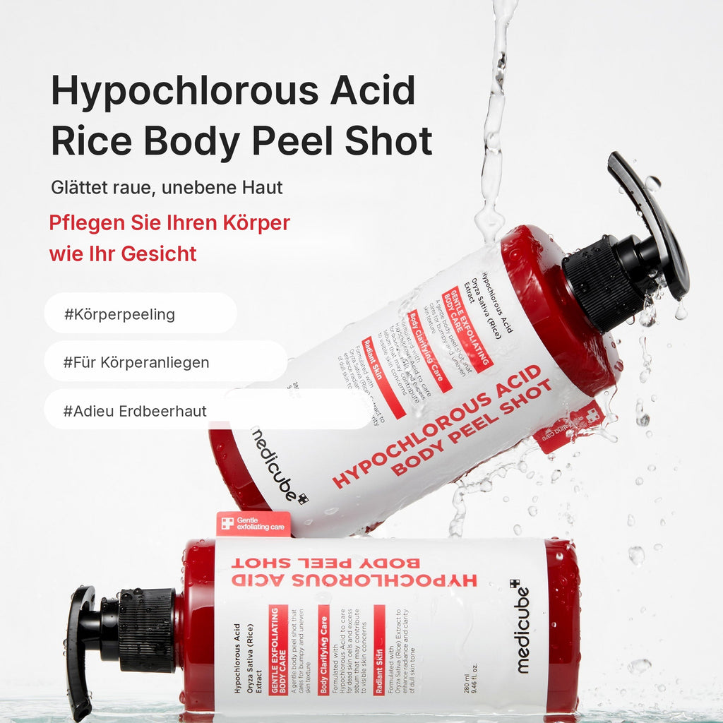 Hypochlorsäure Reis Body Peel Shot