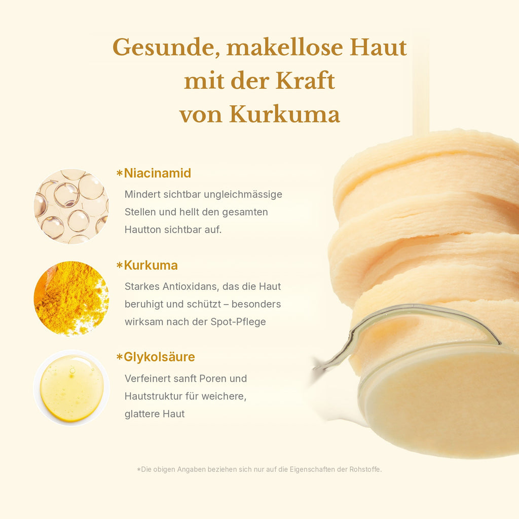 Kojisäure Kurkuma Toner Pad