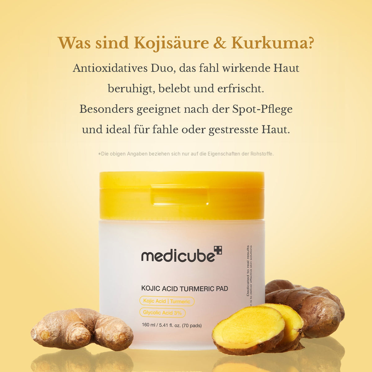 Kojisäure Kurkuma Toner Pad