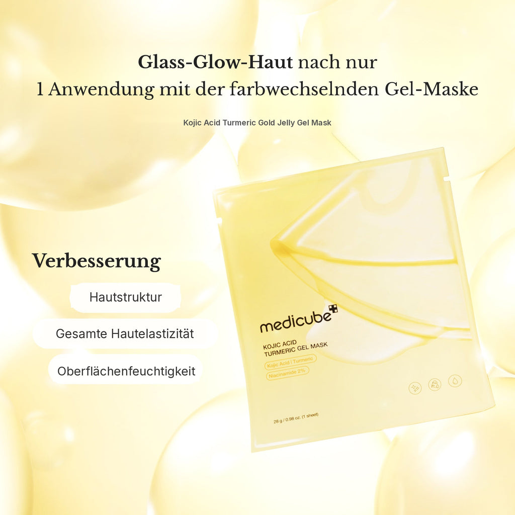 Kojisäure Kurkuma Gold Jelly Gel-Maske