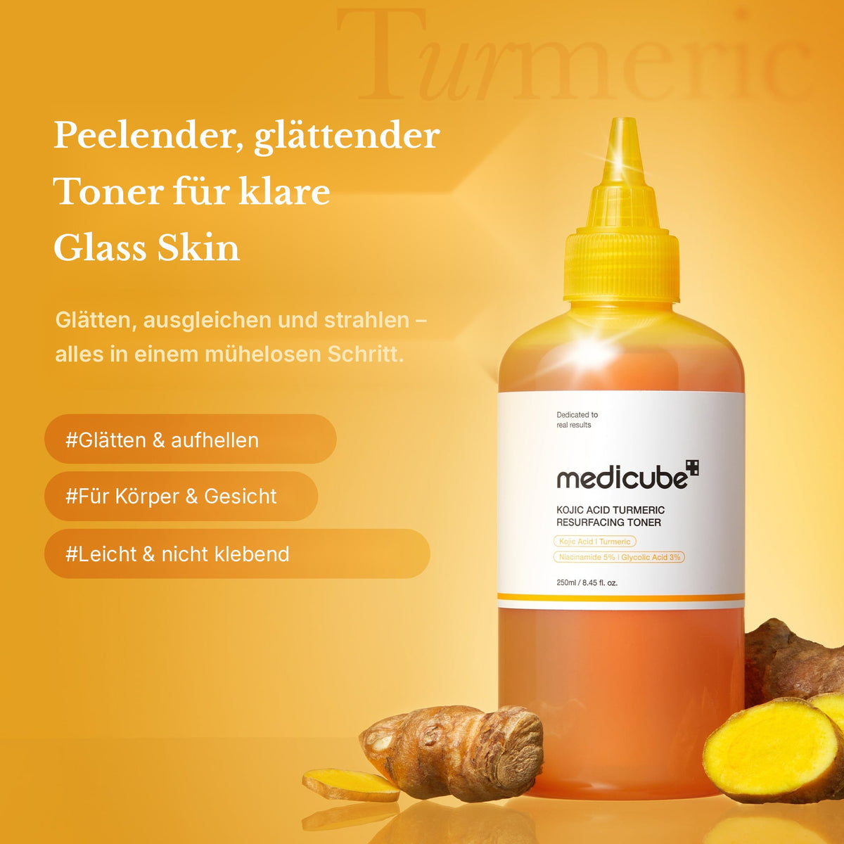 Kojisäure Kurkuma Toner