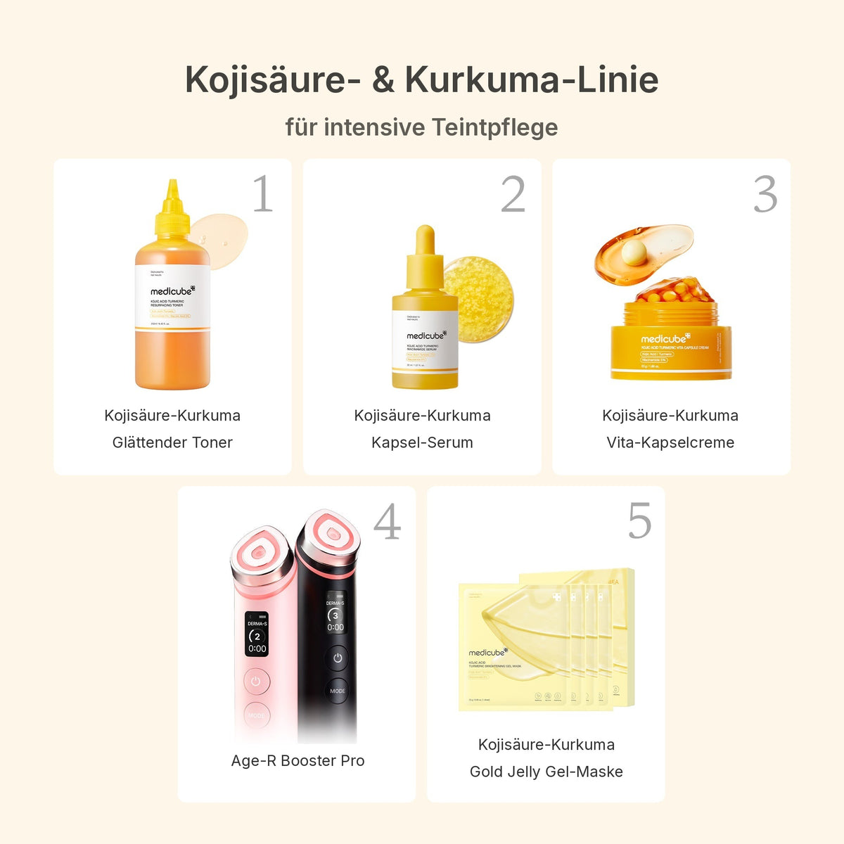 Kojisäure Kurkuma Vita Kapselcreme