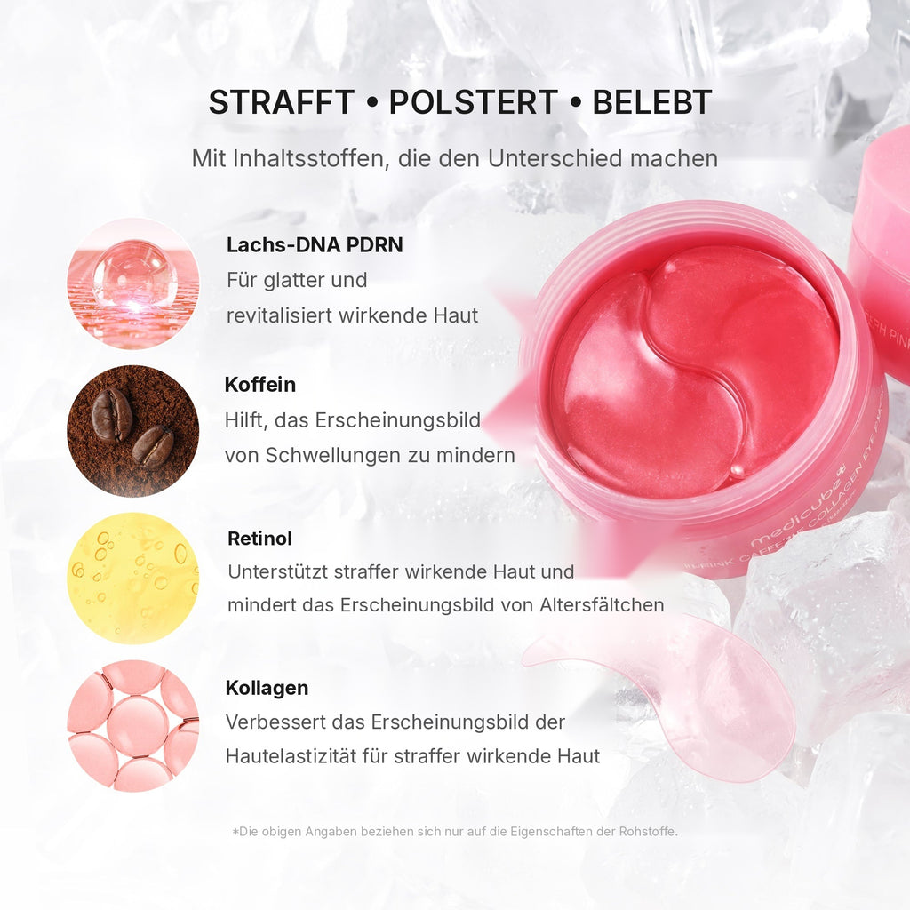 PDRN Koffein Collagen Augenpatches