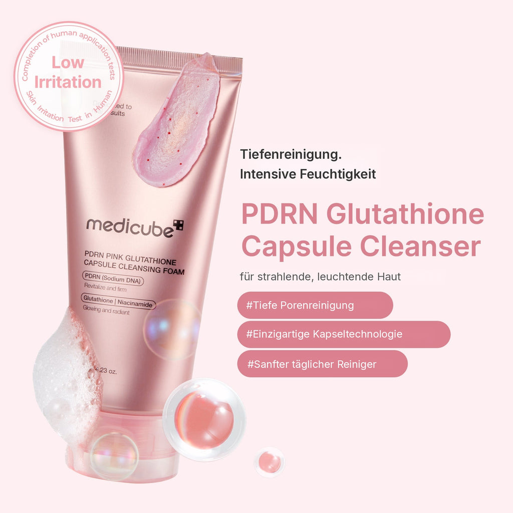 PDRN Pink Glutathion Kapsel-Reinigungsschaum