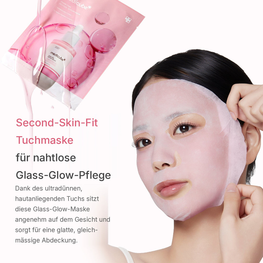 PDRN Pink Peptid Ampullen-Maske