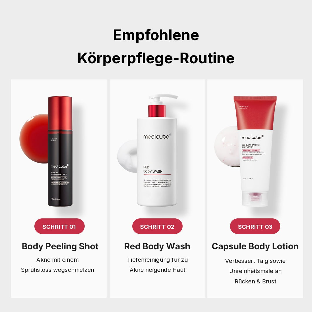 Red Body Peeling Shot Reiniger