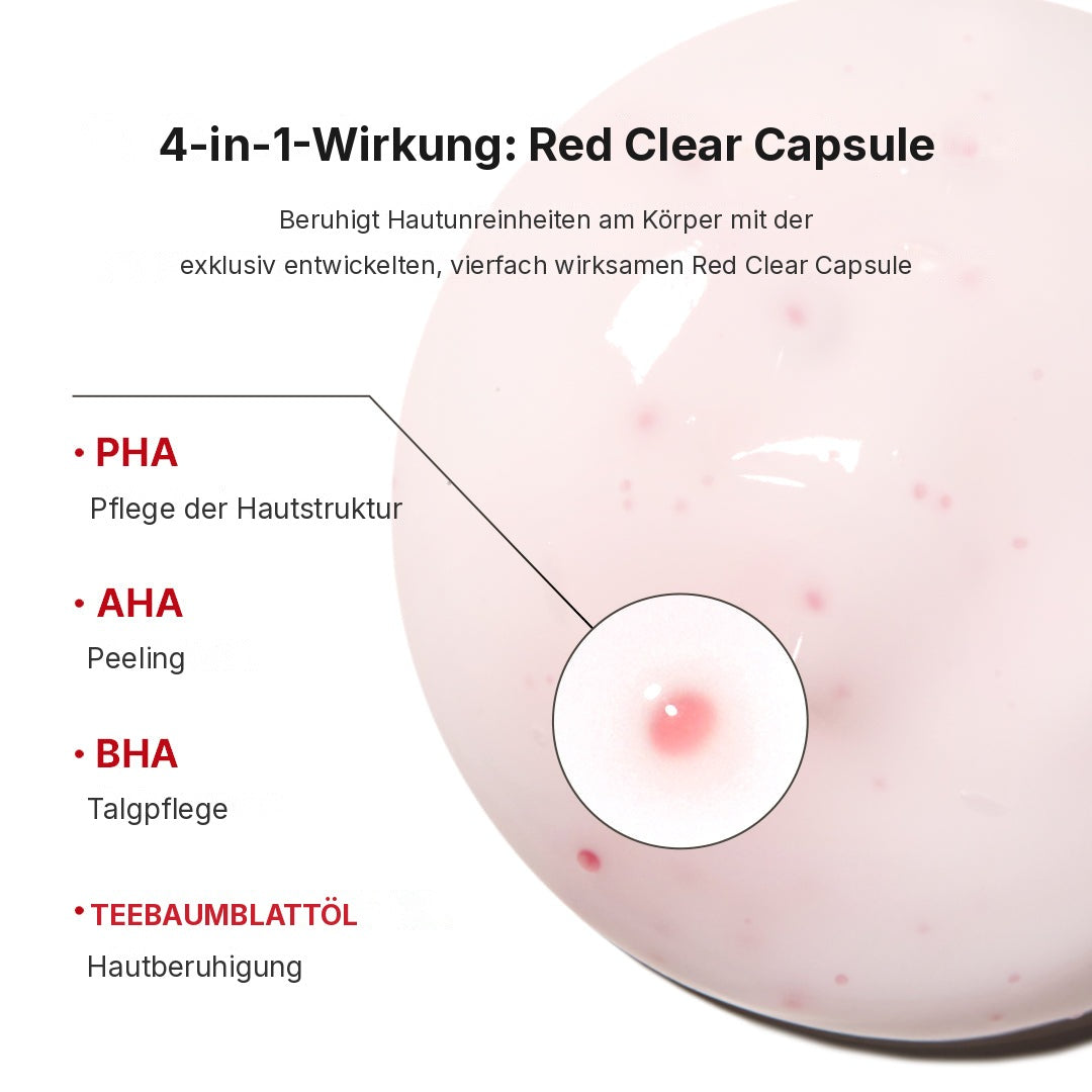 Red Clear Kapsel-Körperlotion