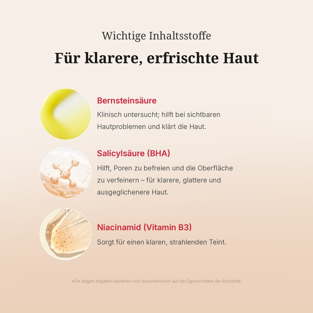 Red Bernsteinsäure Panthenol Pads