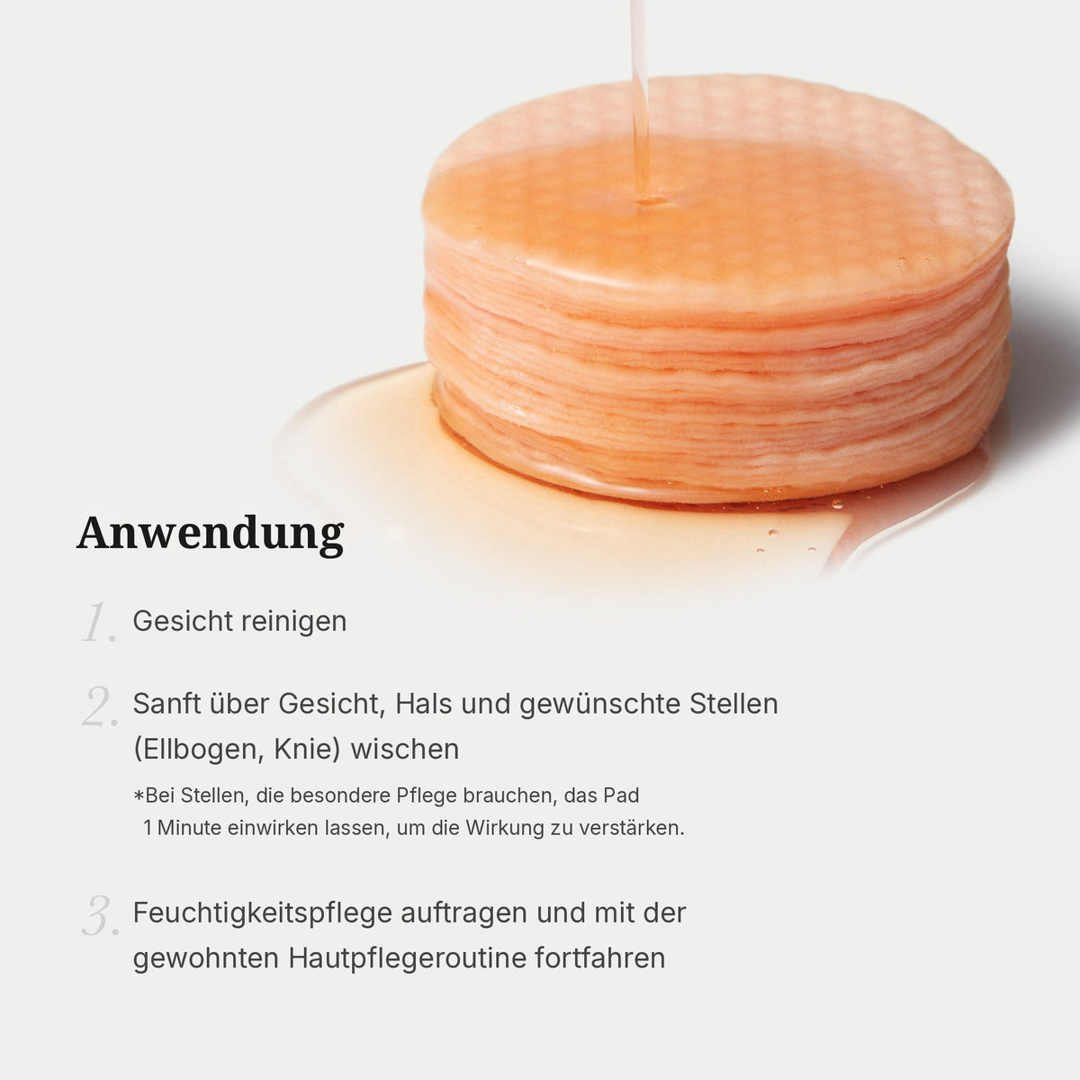 Red Bernsteinsäure Panthenol Pads