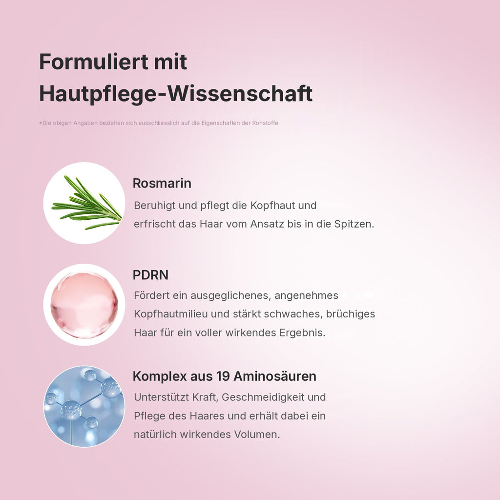 Rosmarin PDRN Haar- & Kopfhaut-Spülung