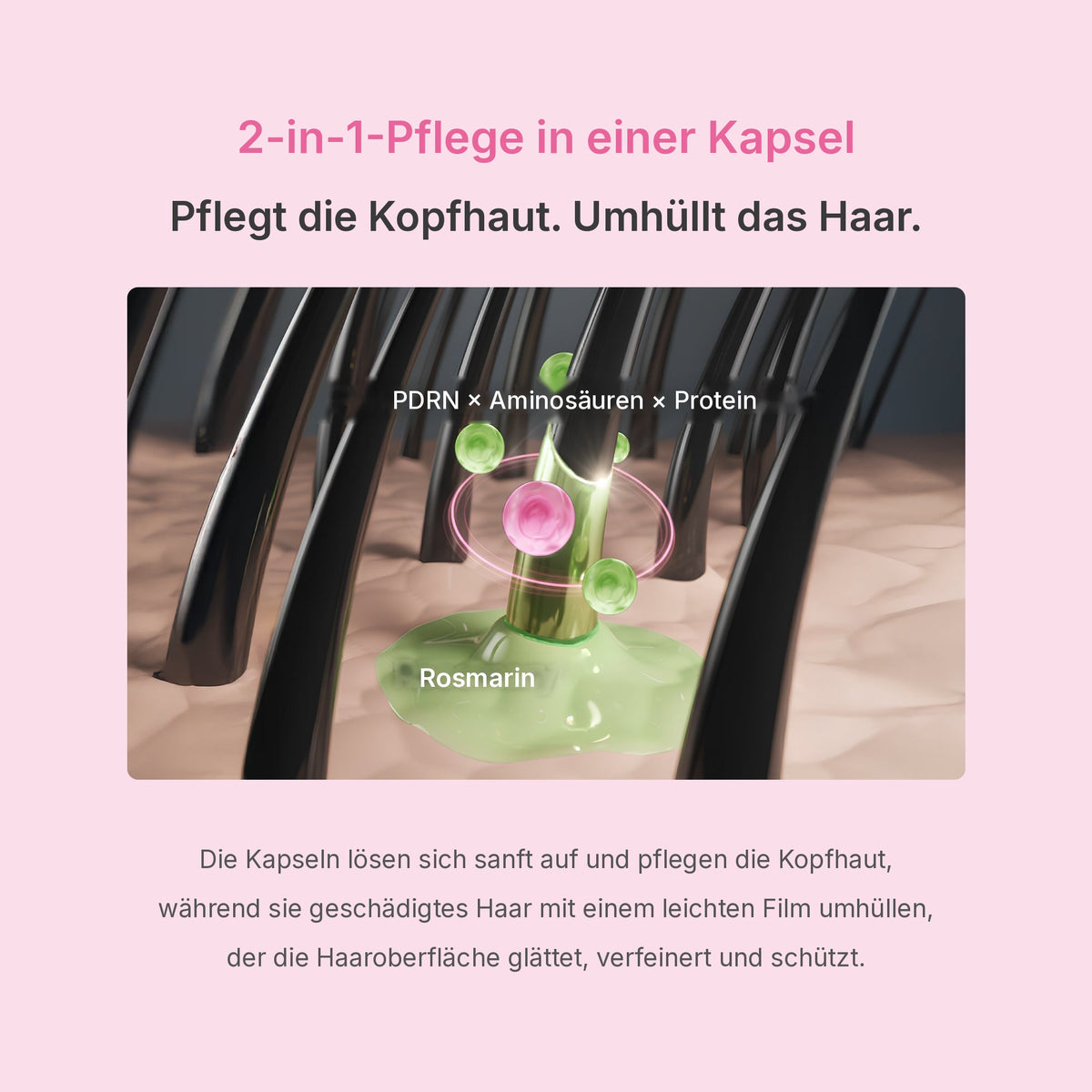 Rosmarin PDRN Haar- & Kopfhaut-Spülung