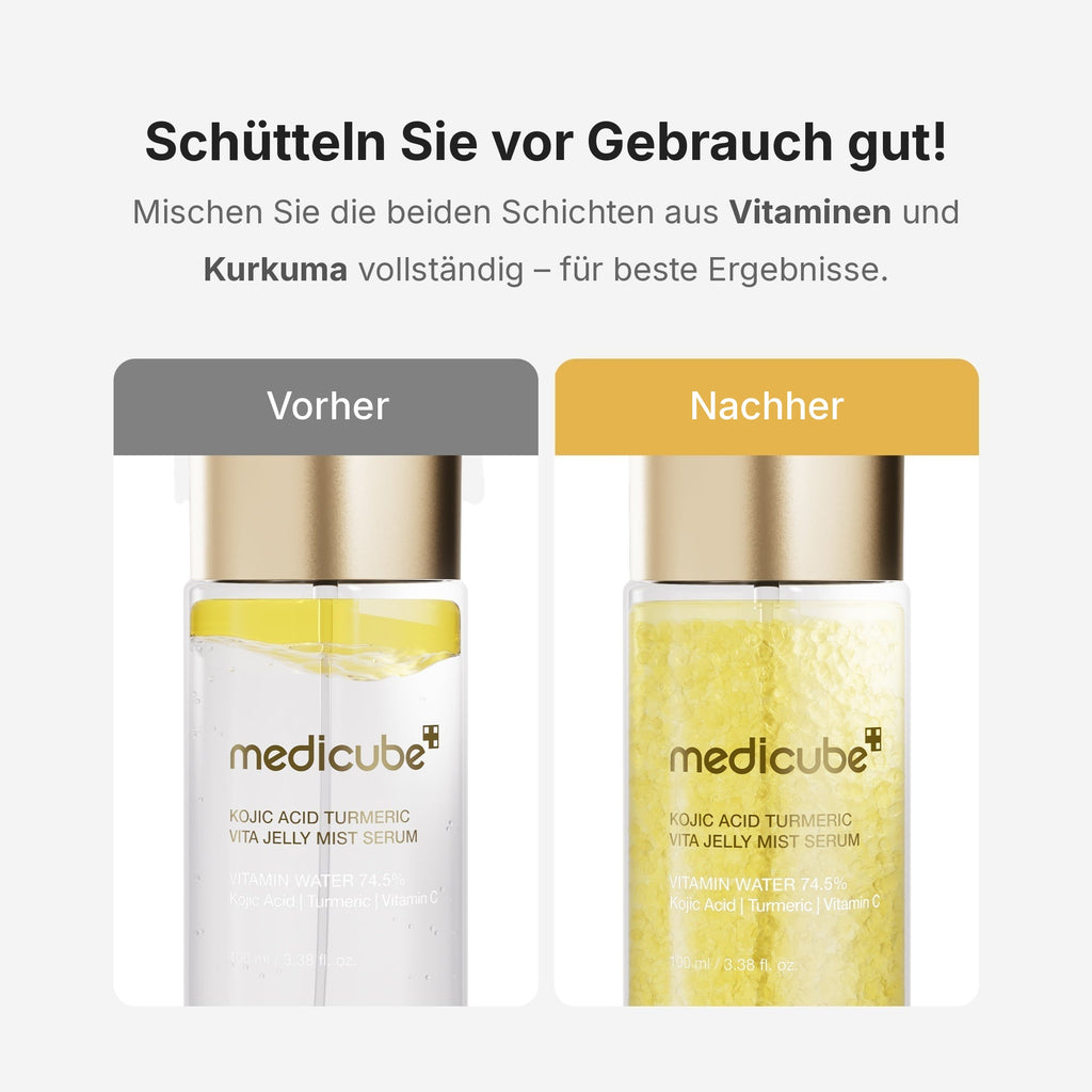 Kojisäure Kurkuma Vitamin Gold Jelly Mist Serum