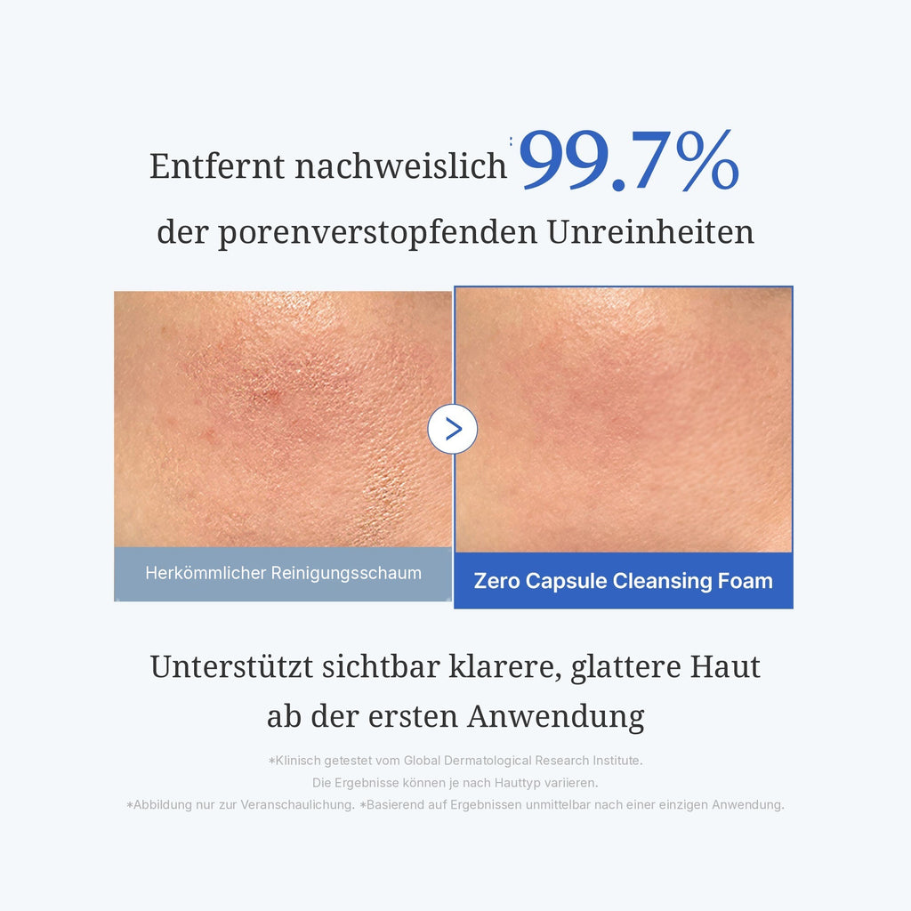 Zero Pore Kapsel-Reinigungsschaum