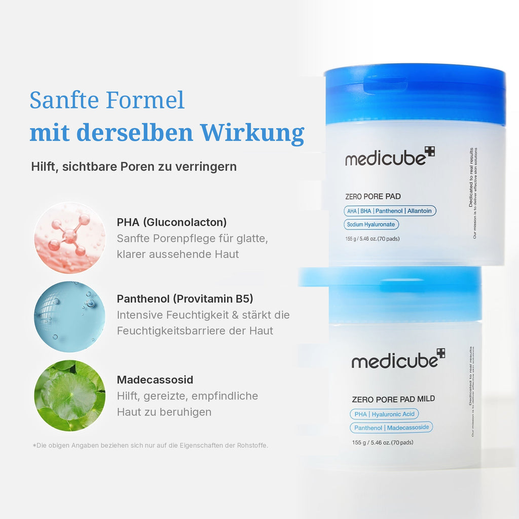 Zero Pore Madecassosid Pads (mild)